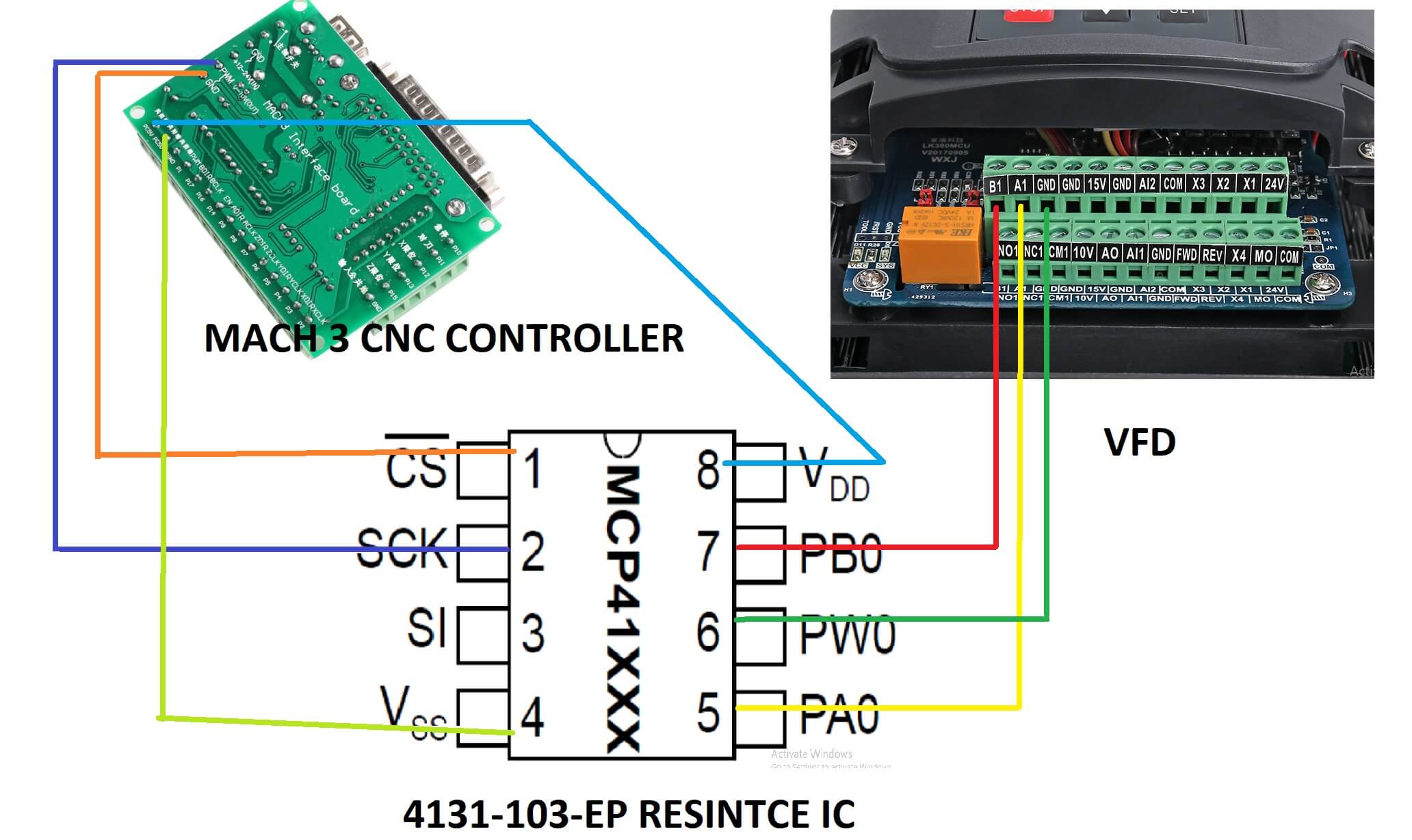 VFD connrction