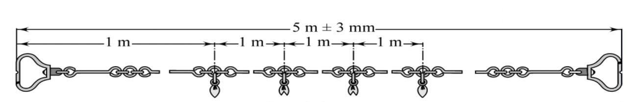 Measurement chain 5 m