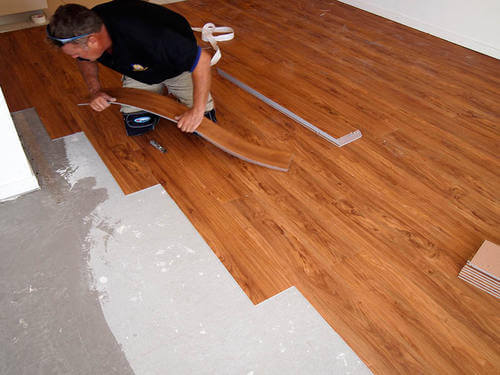 P.V.C. Flooring.