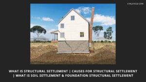 What Is Structural Settlement | Causes For Structural Settlement | What Is Soil Settlement & Foundation Structural Settlement