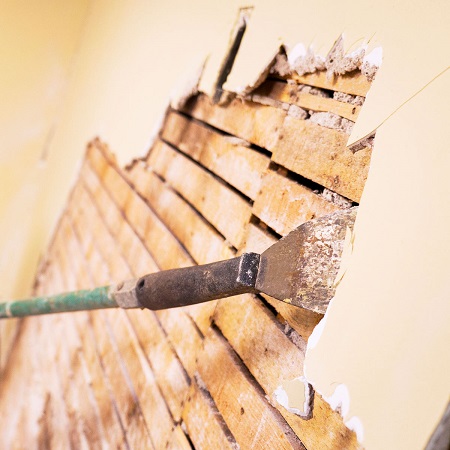 Wooden Plaster on lath