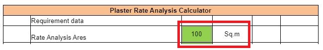 Plaster Work Calculator s1