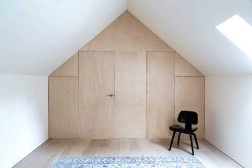 Plywood wall