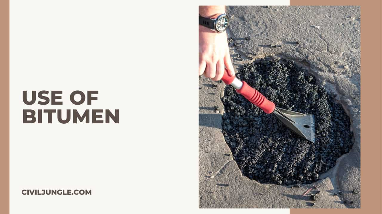 Use of Bitumen