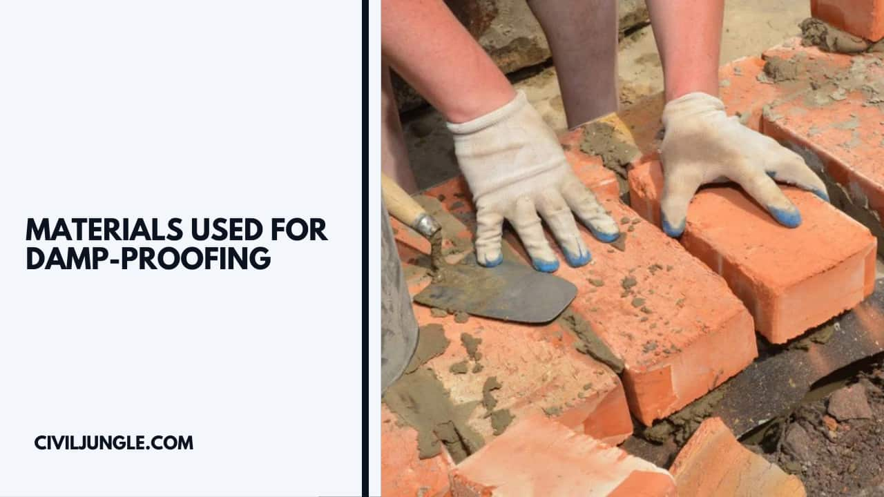 Materials Used for Damp-Proofing