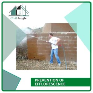 Prevention of Efflorescence