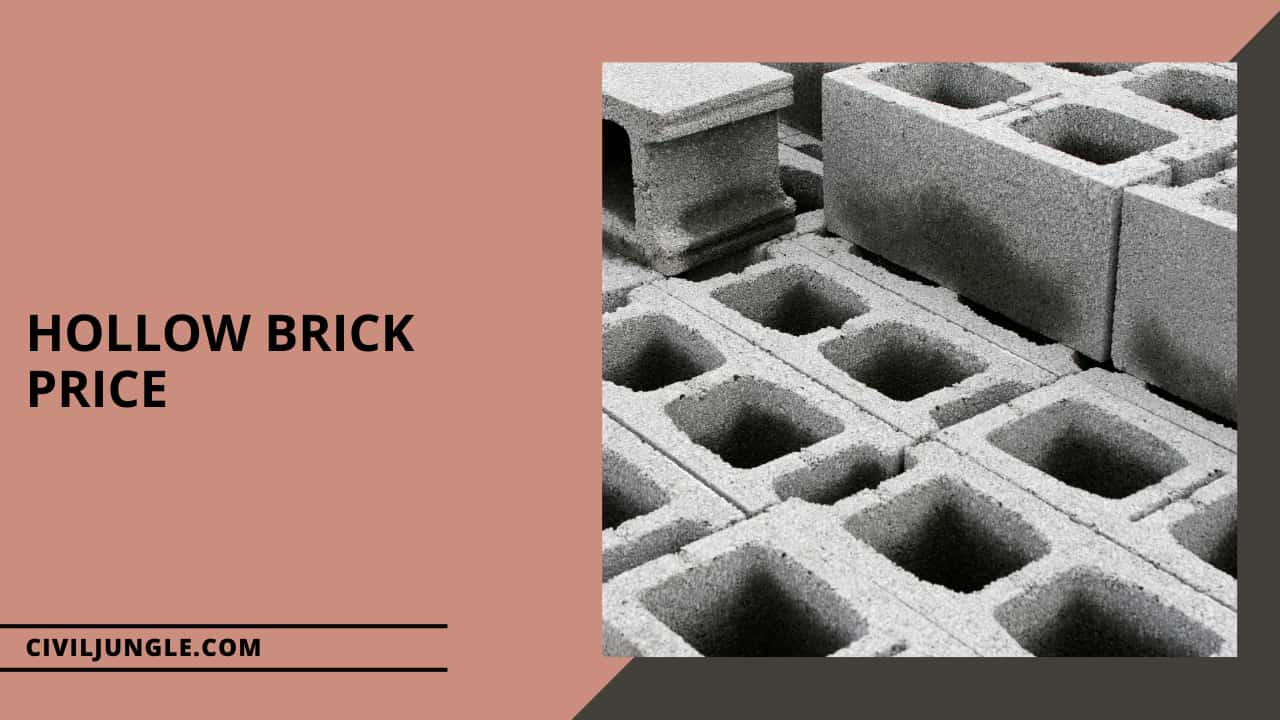 Hollow Brick Price