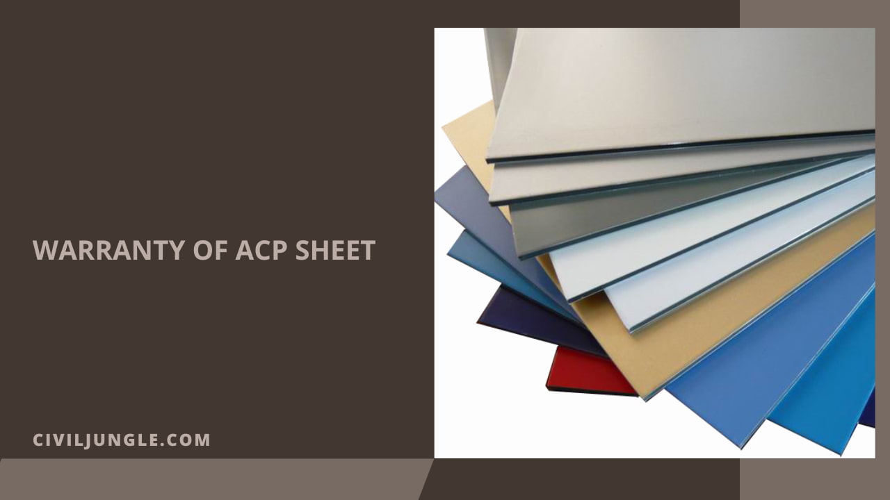 Warranty of ACP Sheet