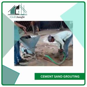 Cement Sand Grouting