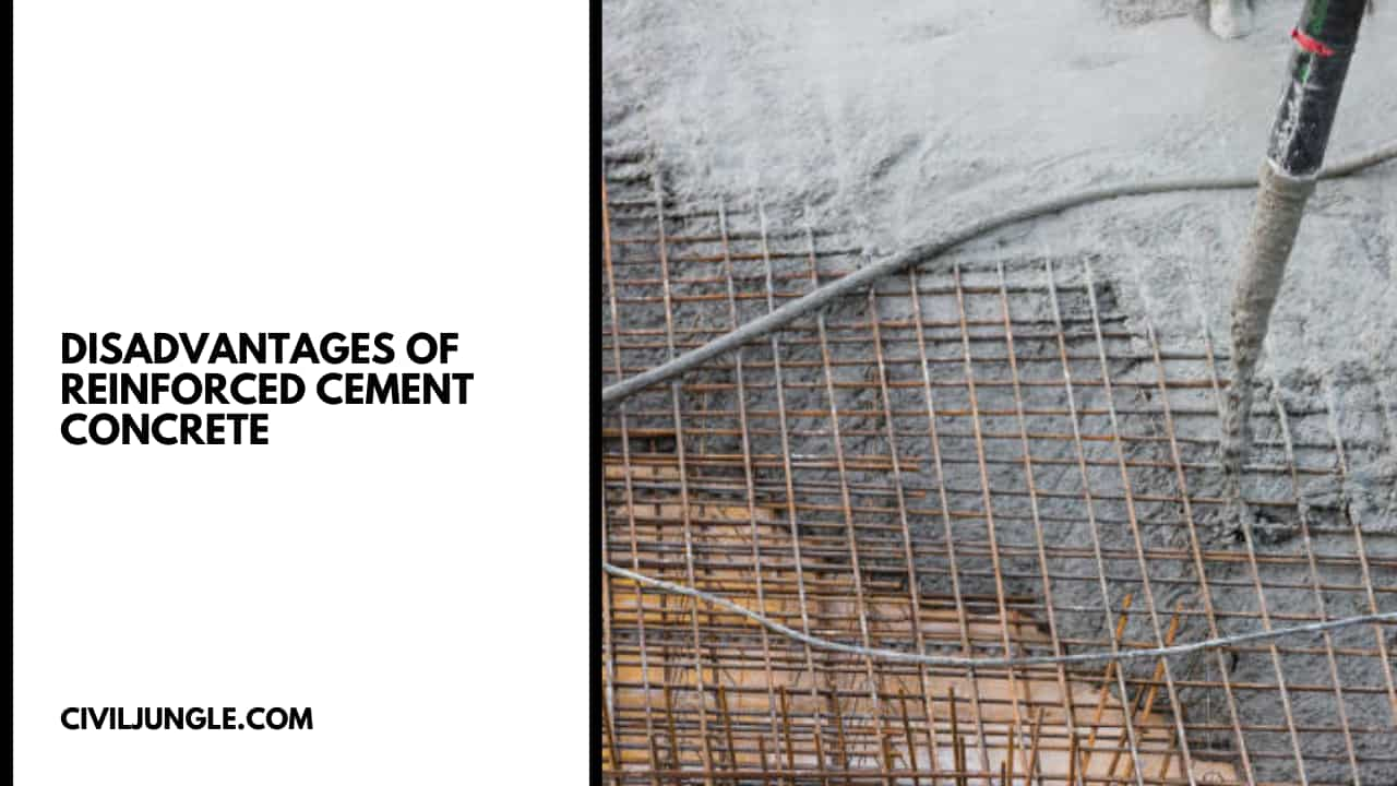 Disadvantages of Reinforced Cement Concrete