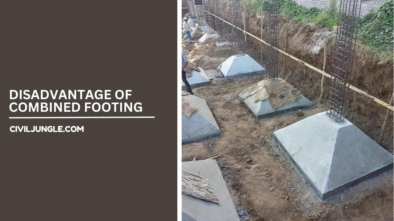 Disadvantage of Combined Footing