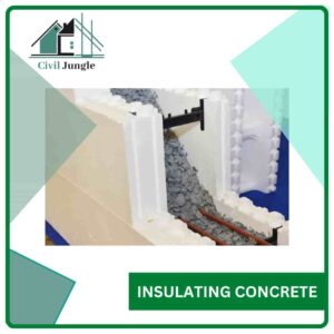 Insulating Concrete.