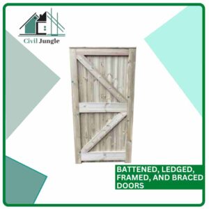 Battened, Ledged, Framed, and Braced Doors