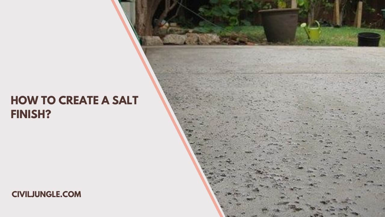 How to Create a Salt Finish