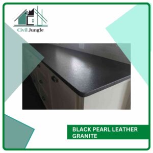 Black Pearl Leather Granite