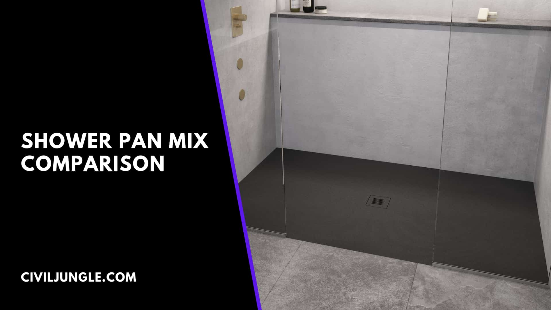 Shower Pan Mix Comparison