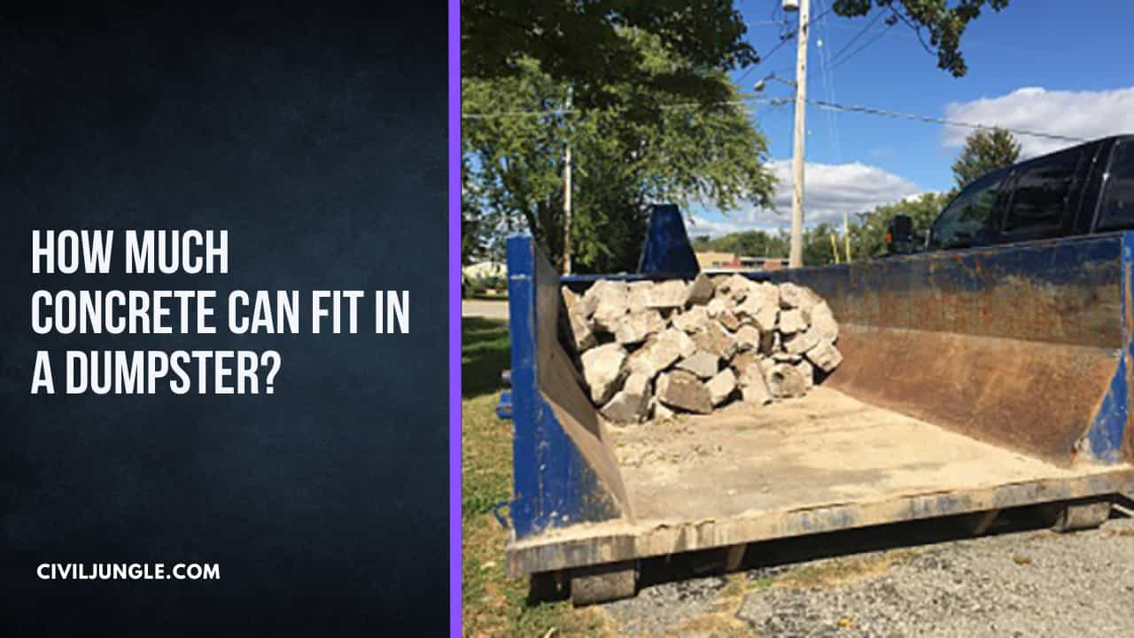 How Much Concrete Can Fit in a Dumpster?