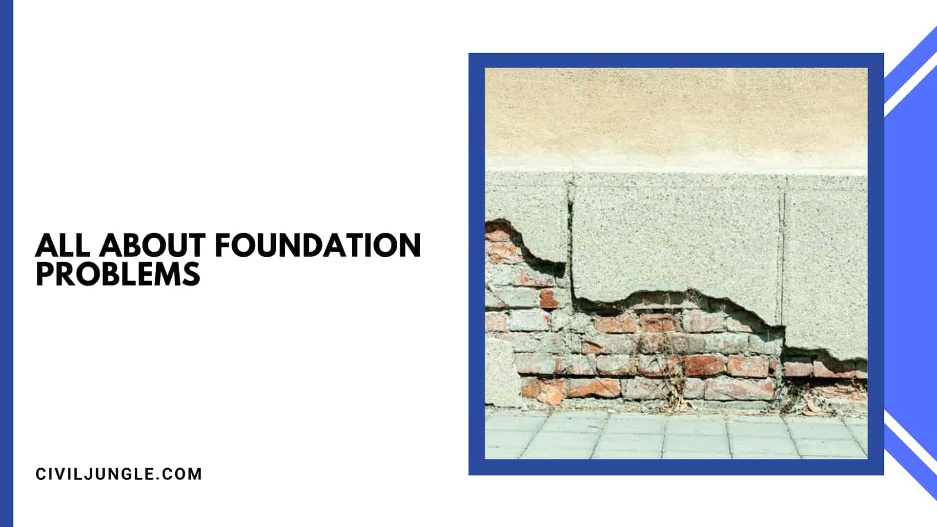 All About Foundation Problems