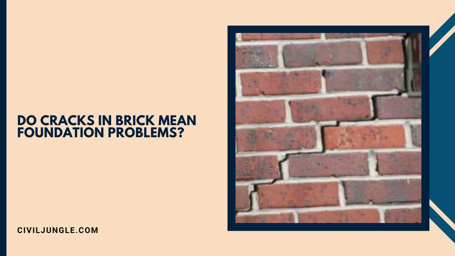 Do Cracks in Brick Mean Foundation Problems?