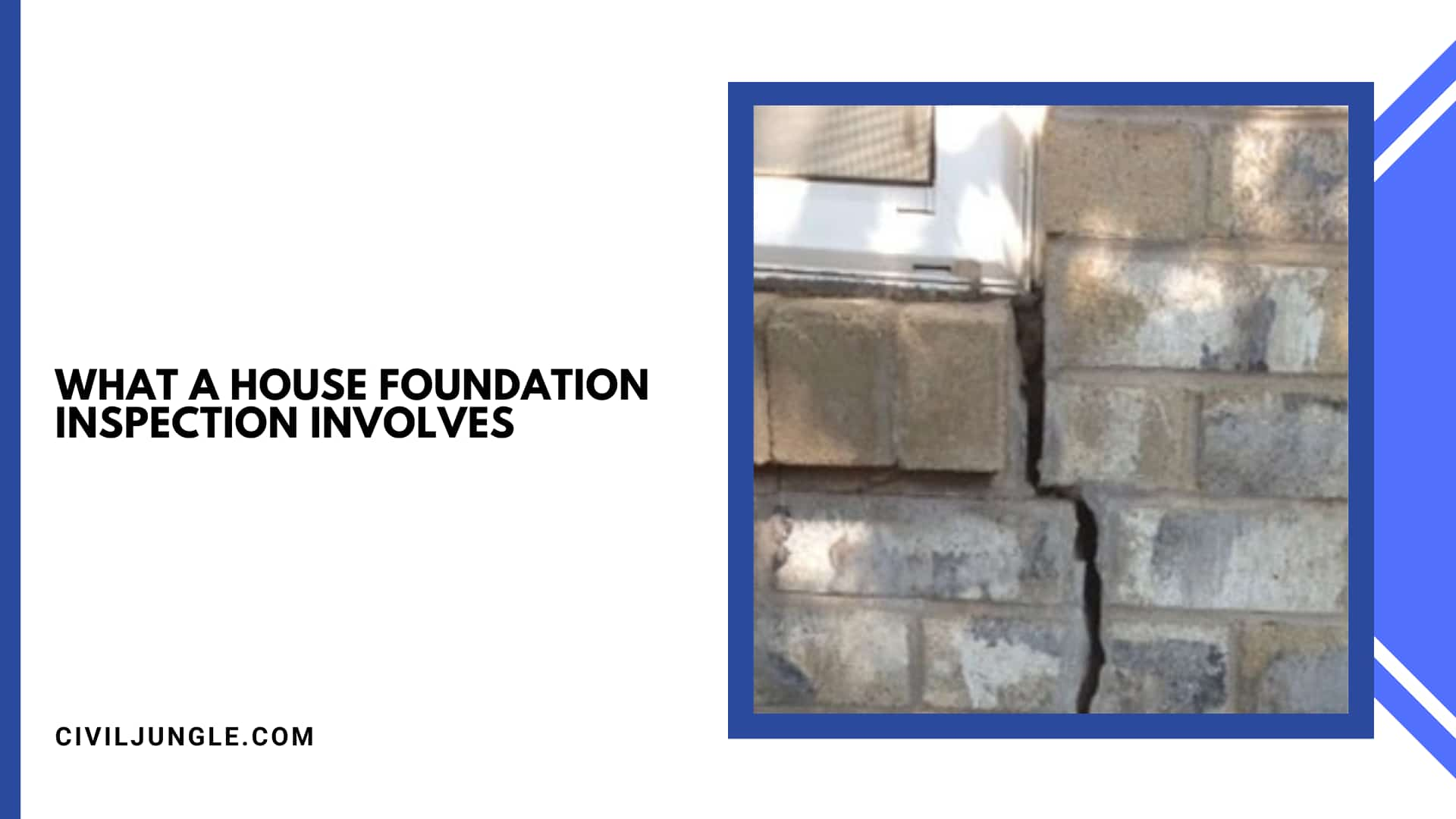 What a House Foundation Inspection Involves