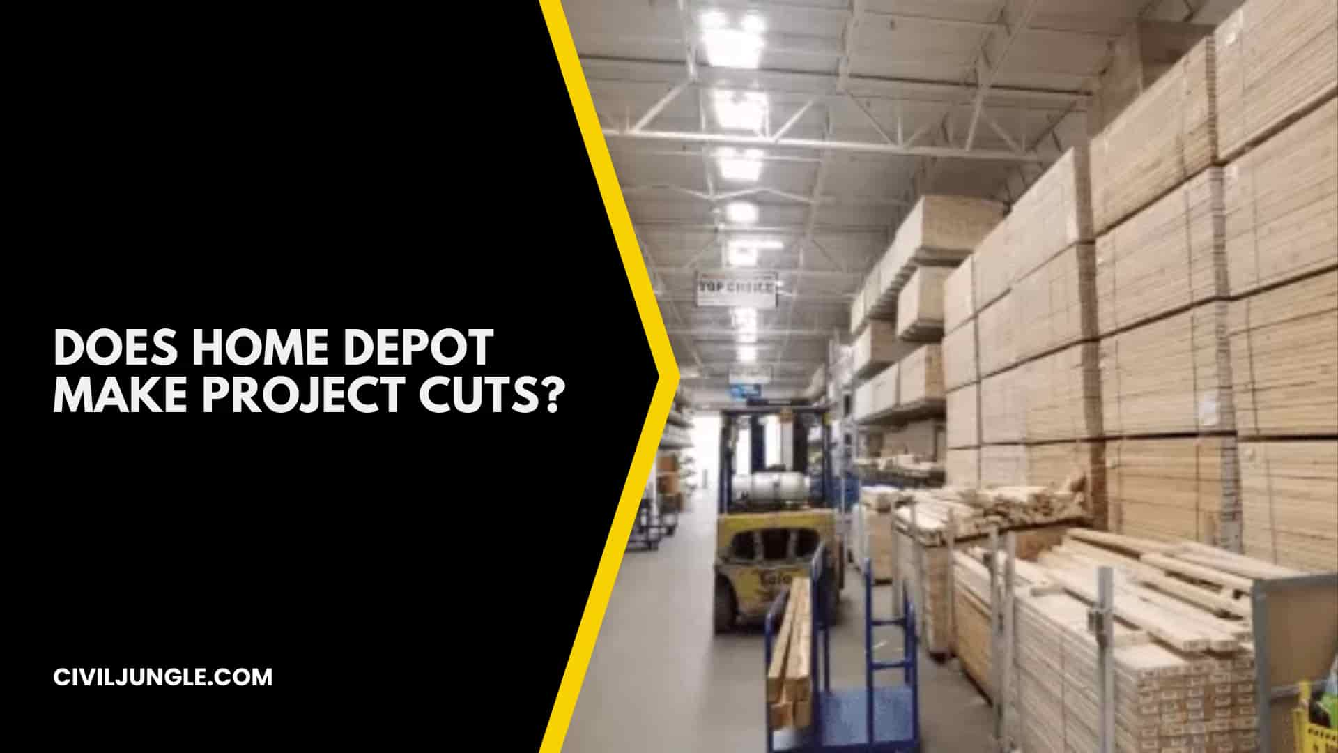 Does Home Depot Make Project Cuts?