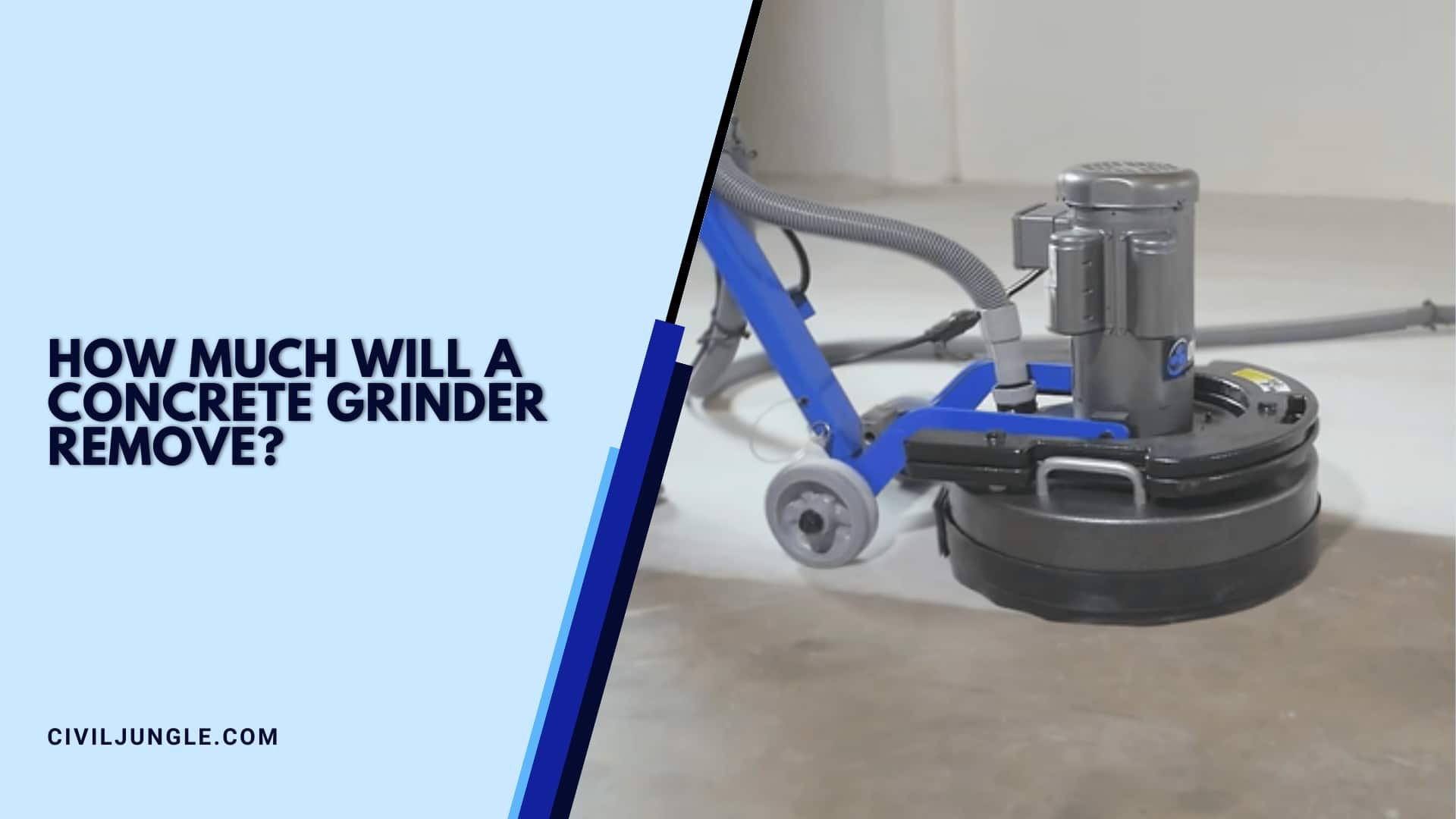 How Much Will a Concrete Grinder Remove?