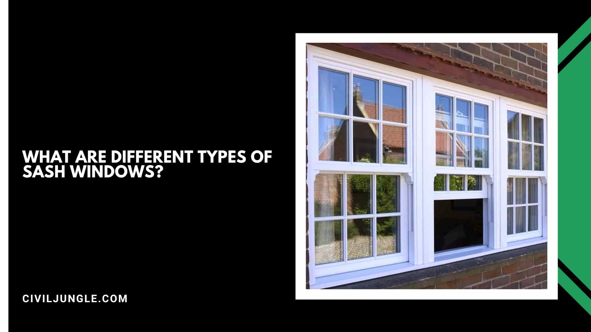 What Are Different Types of Sash Windows?