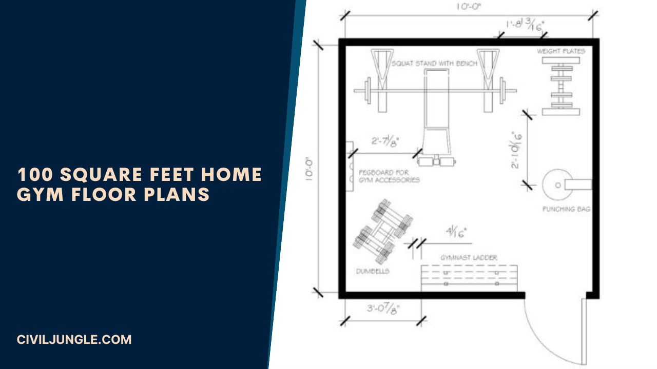 100 Square Feet Home Gym Floor Plans