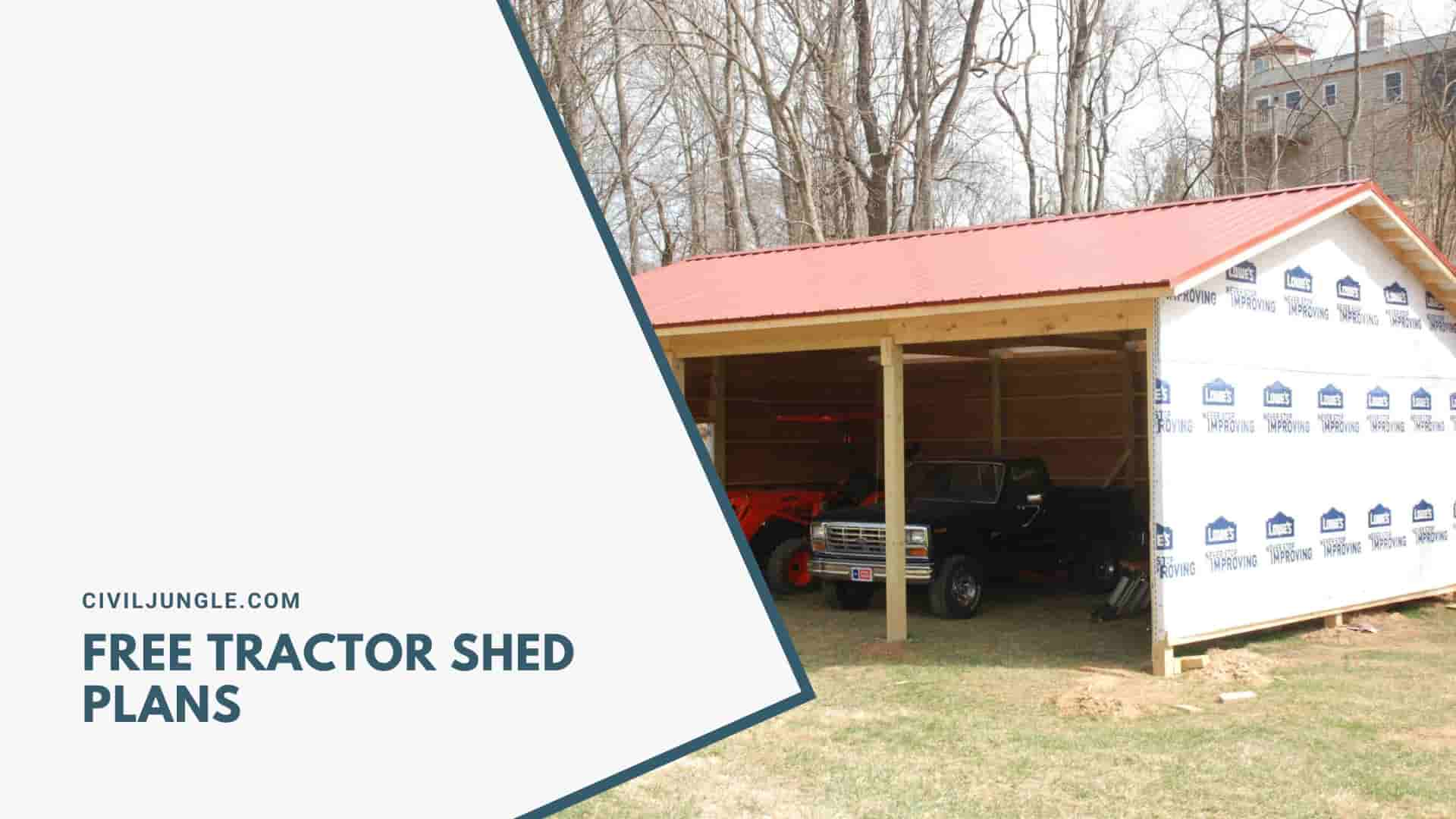 Free Tractor Shed Plans