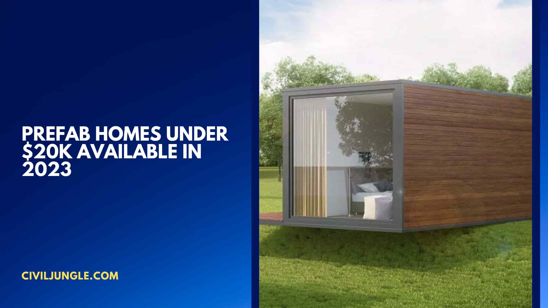 Prefab Homes Under $20k Available in 2023