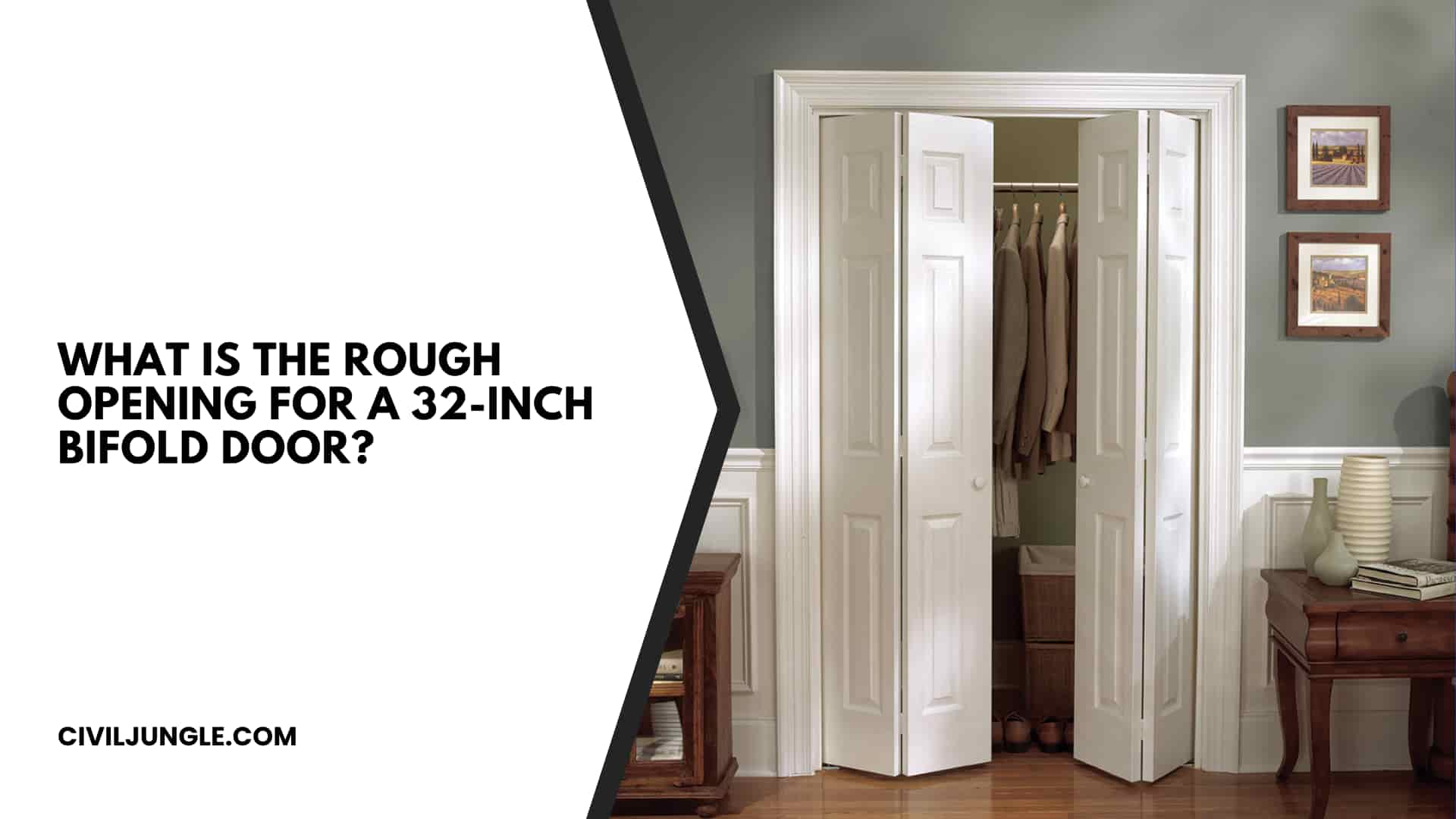 What Is the Rough Opening for a 32-inch Bifold Door?