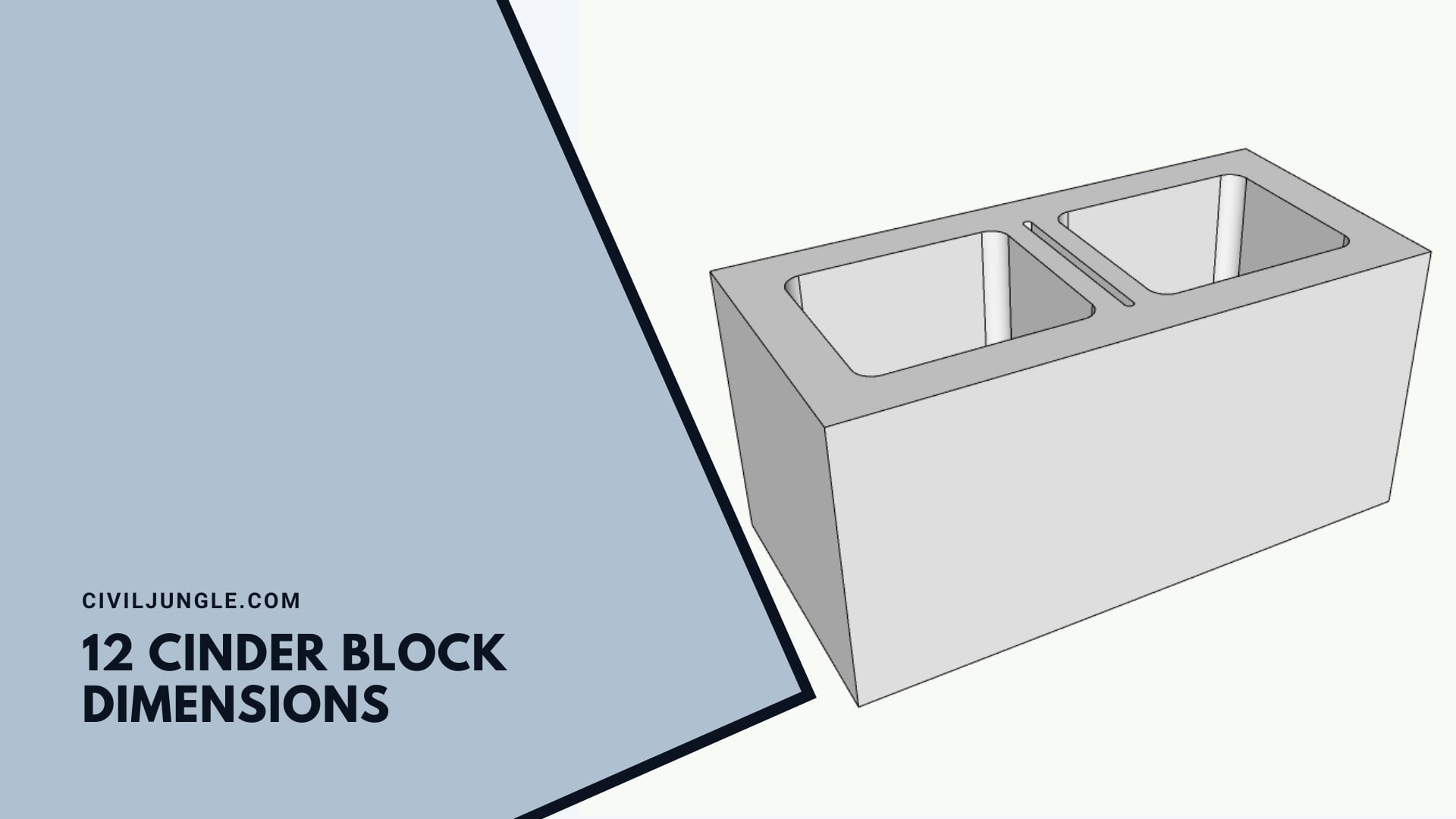 12 Cinder Block Dimensions