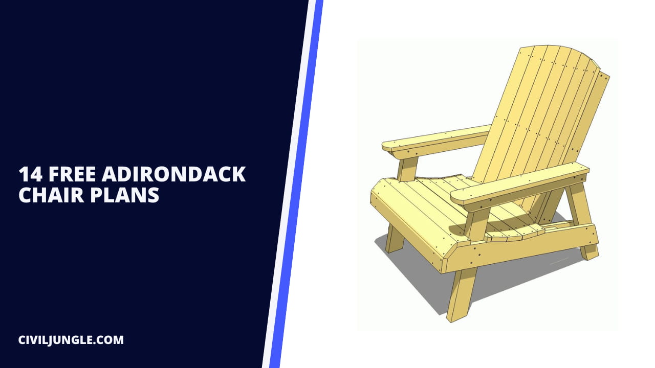 14 Free Adirondack Chair Plans