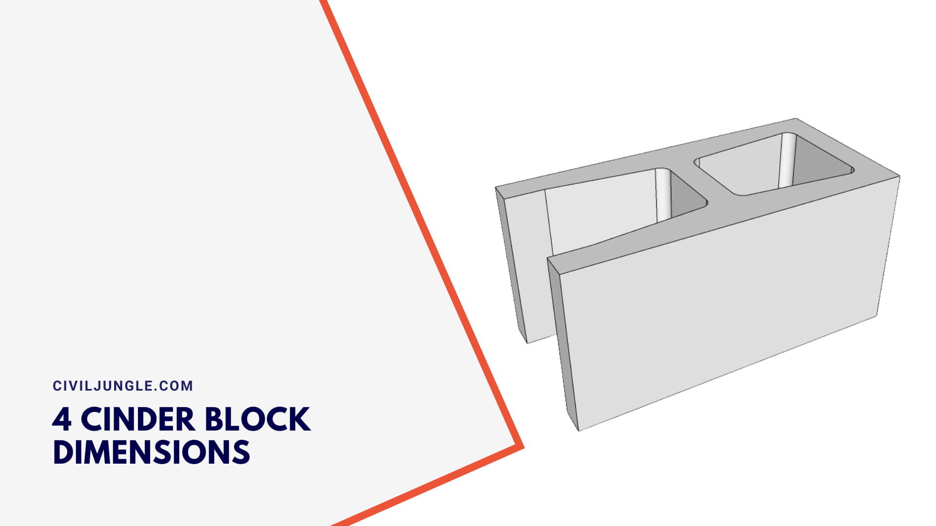 4 Cinder Block Dimensions