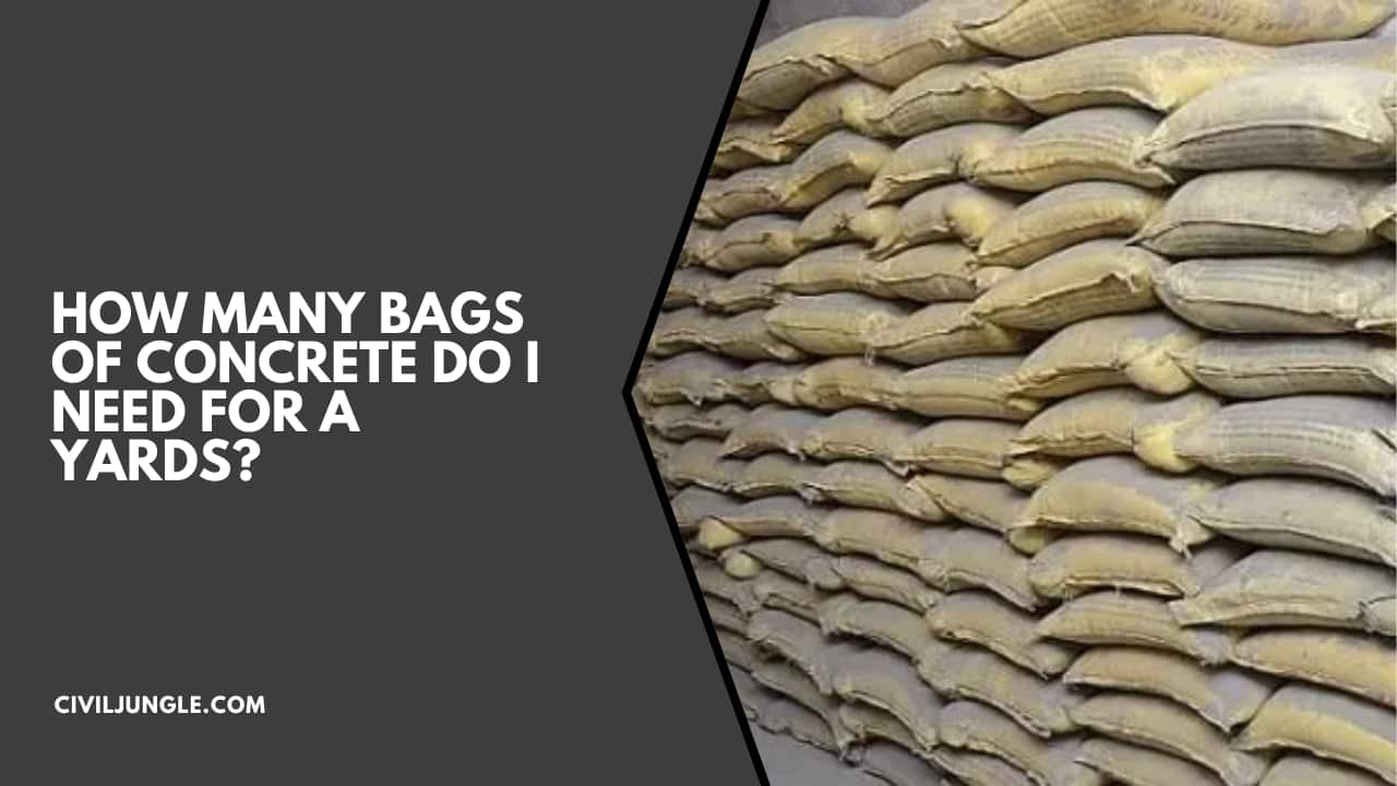 How Many Bags of Concrete Do I Need for a Yards?