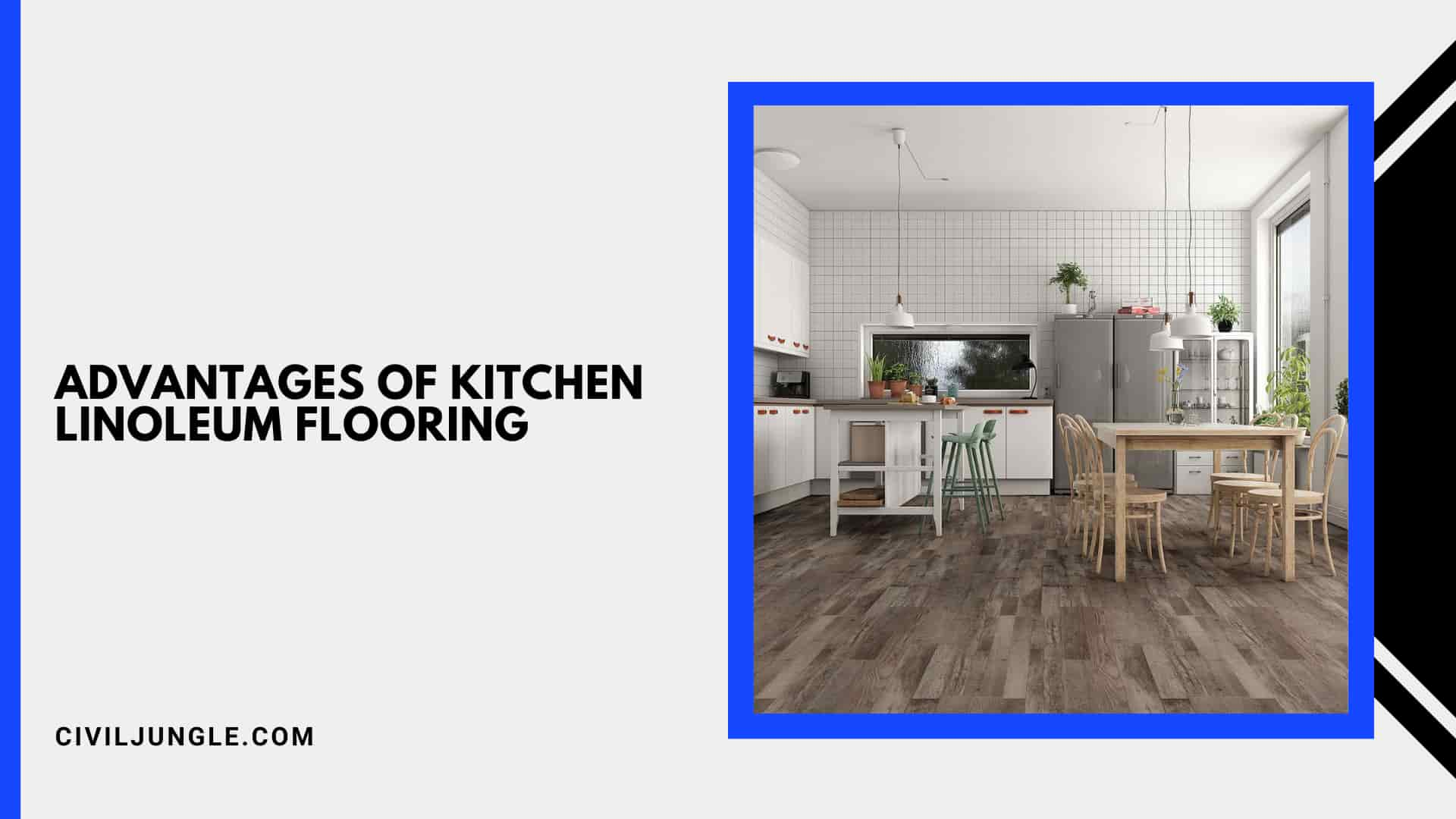 Advantages of Kitchen Linoleum Flooring