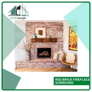 Red Brick Fireplace Surround