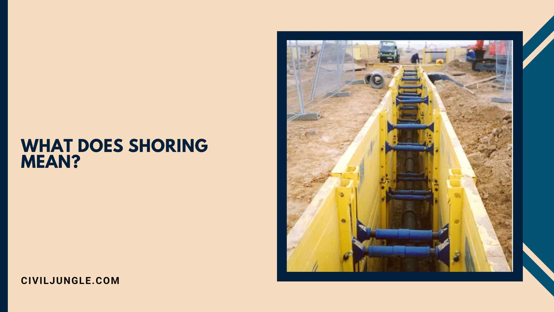 What Does Shoring Mean?