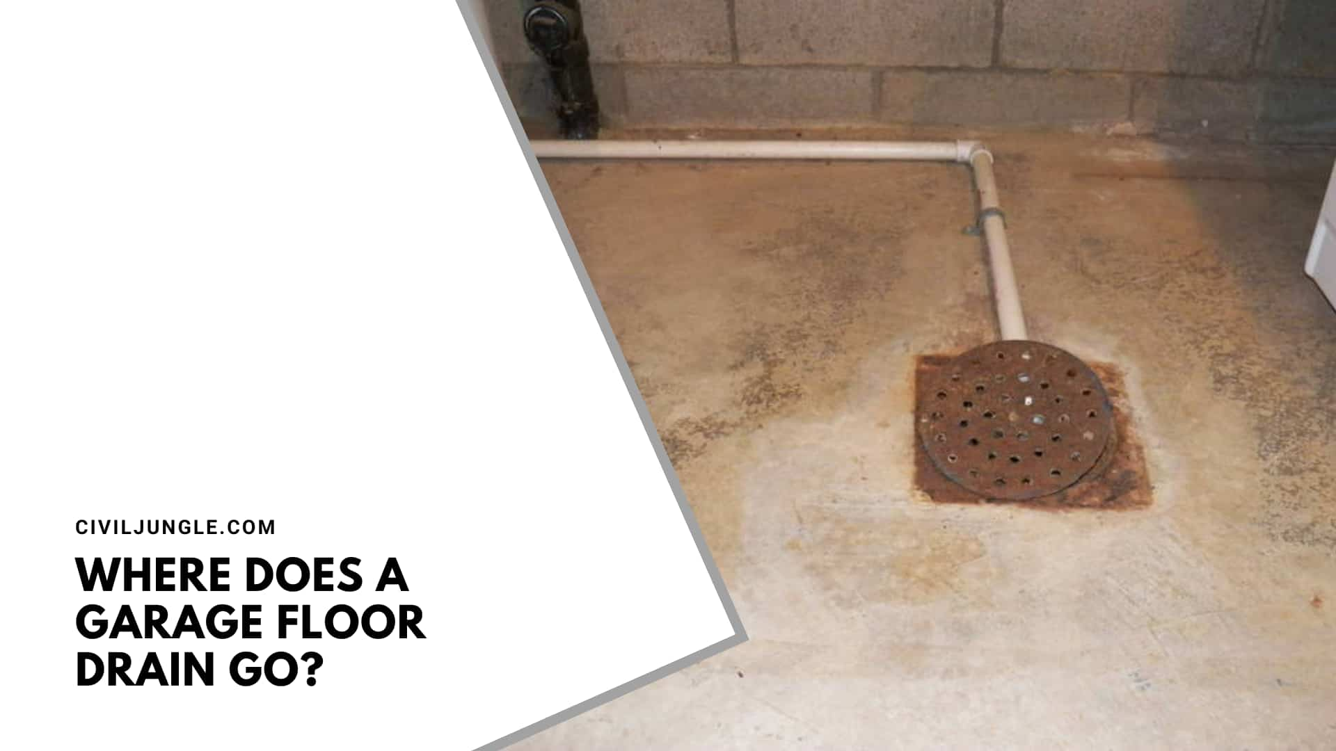 Where Does a Garage Floor Drain Go?