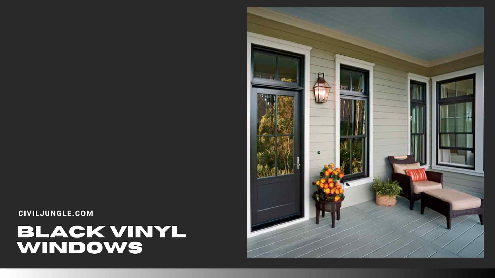 Black Vinyl Windows