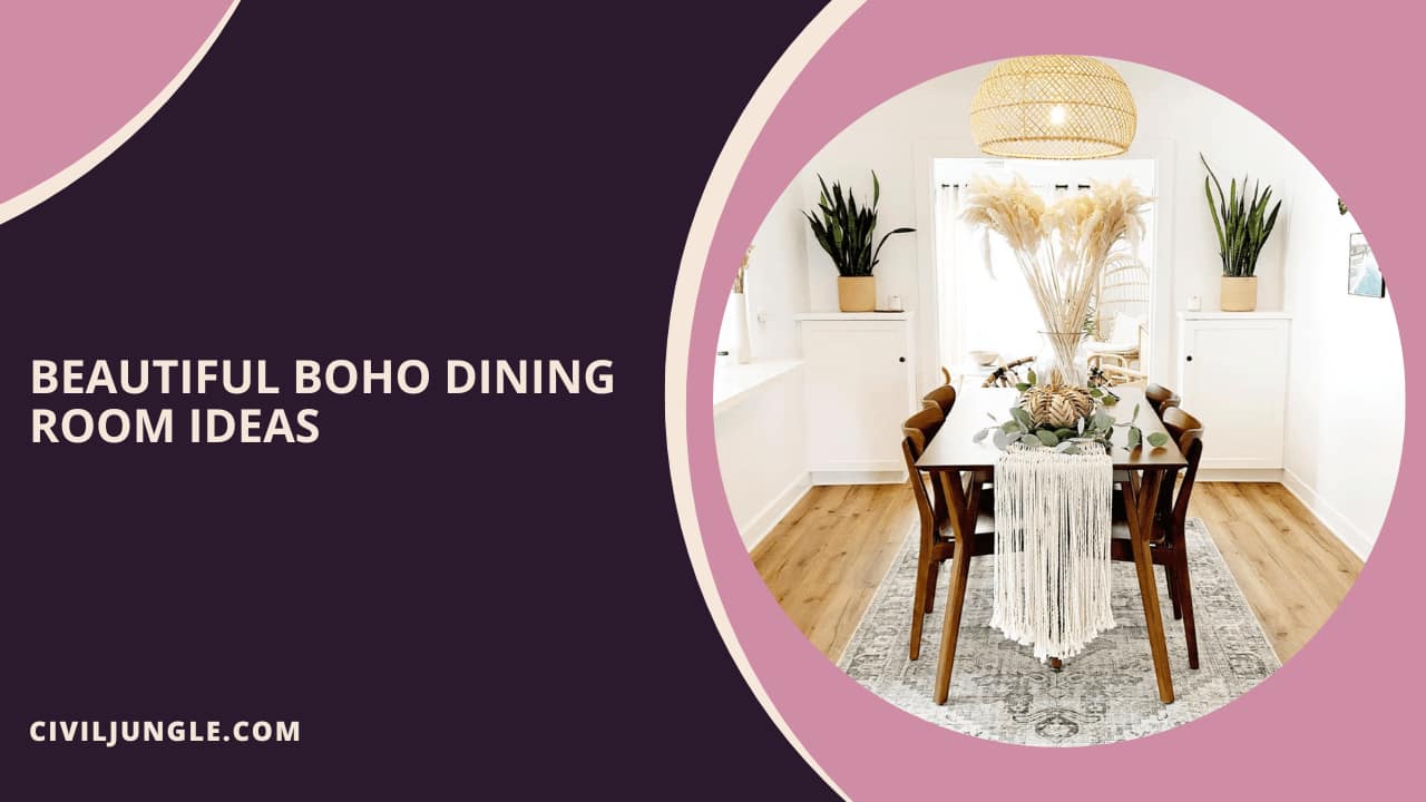 Beautiful Boho Dining Room Ideas