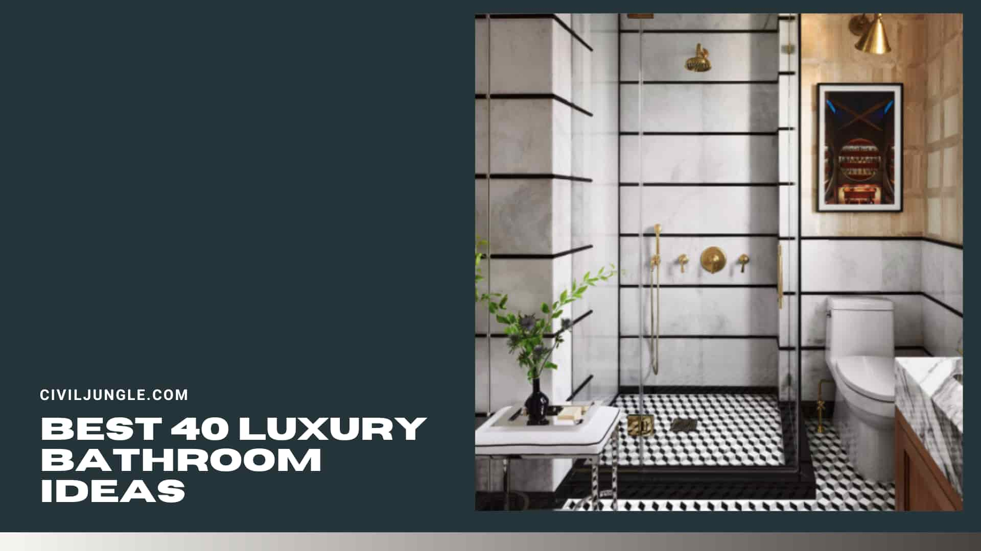 Best 40 Luxury Bathroom Ideas