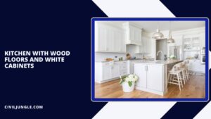 Kitchen with Wood Floors and White Cabinets