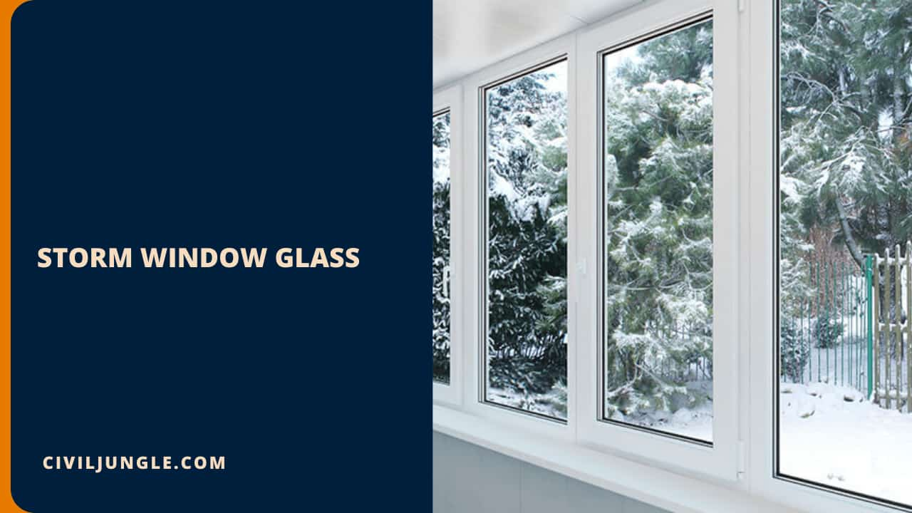 Storm Window Glass