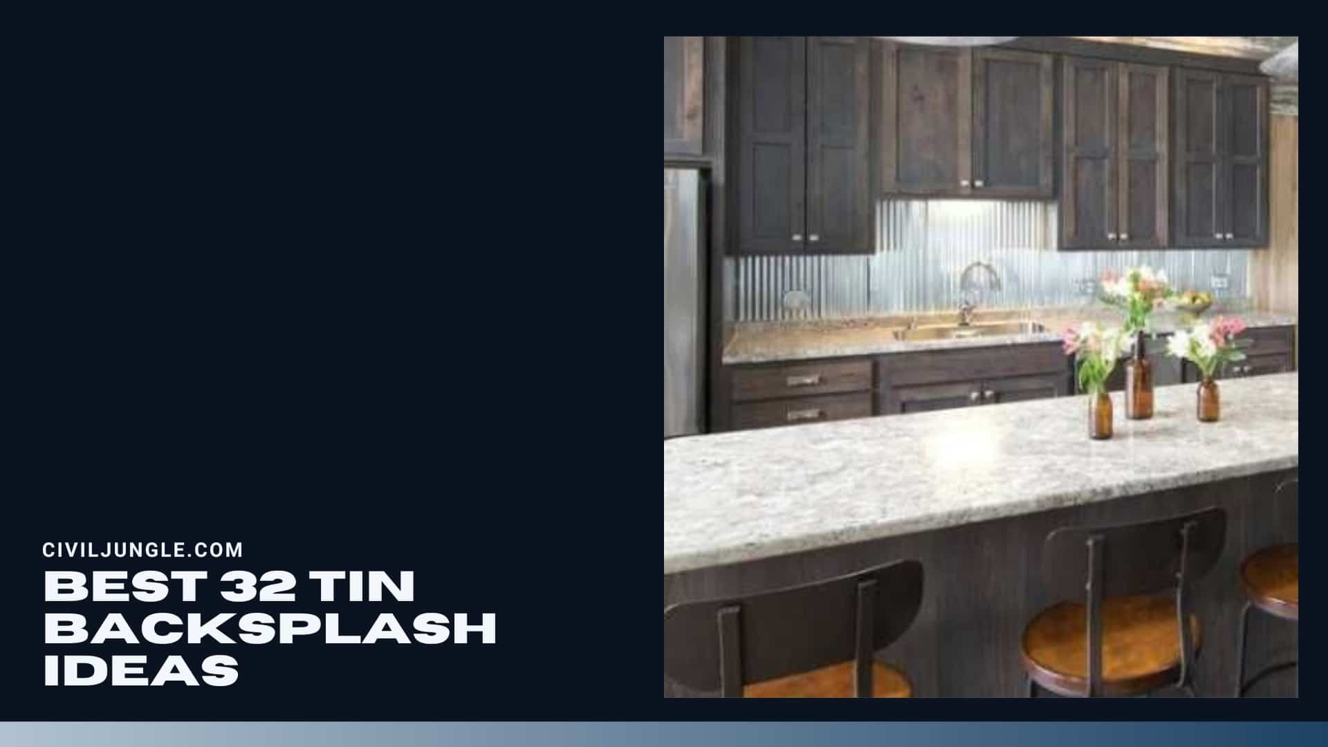 Best 32 Tin Backsplash Ideas