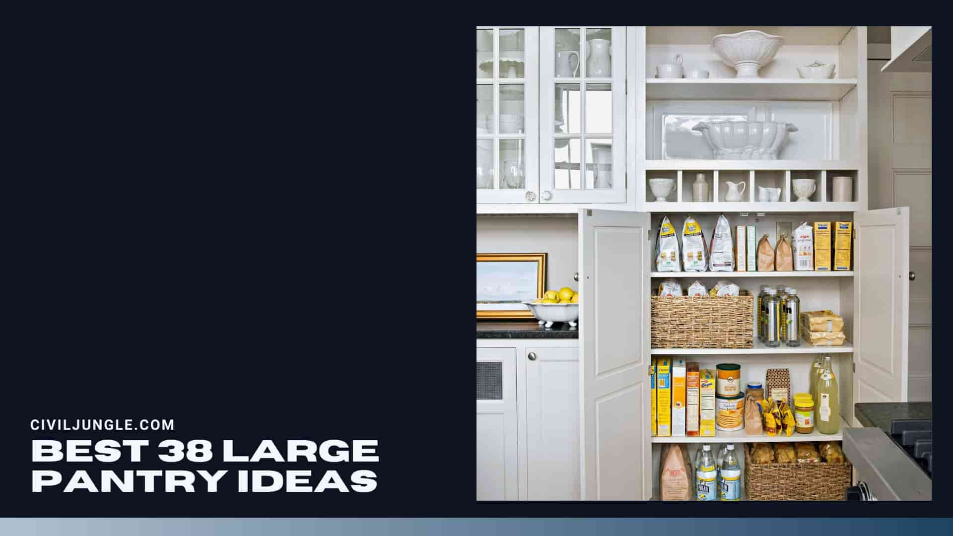 Best 38 Large Pantry Ideas