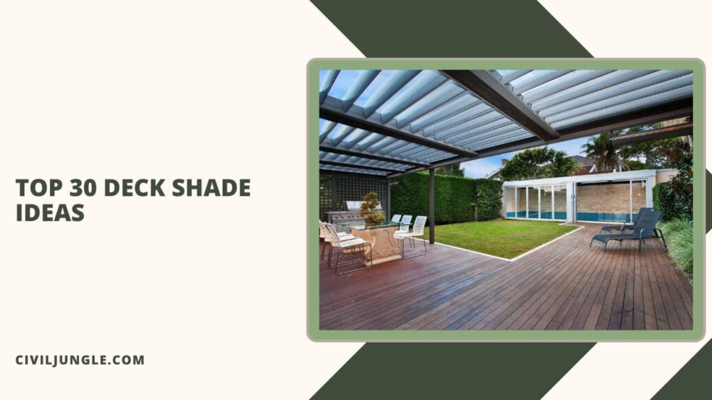 Top 30 Deck Shade Ideas