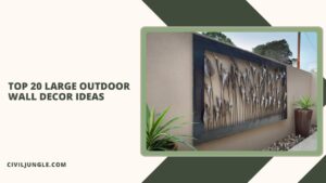 Top 20 Large Outdoor Wall Decor Ideas