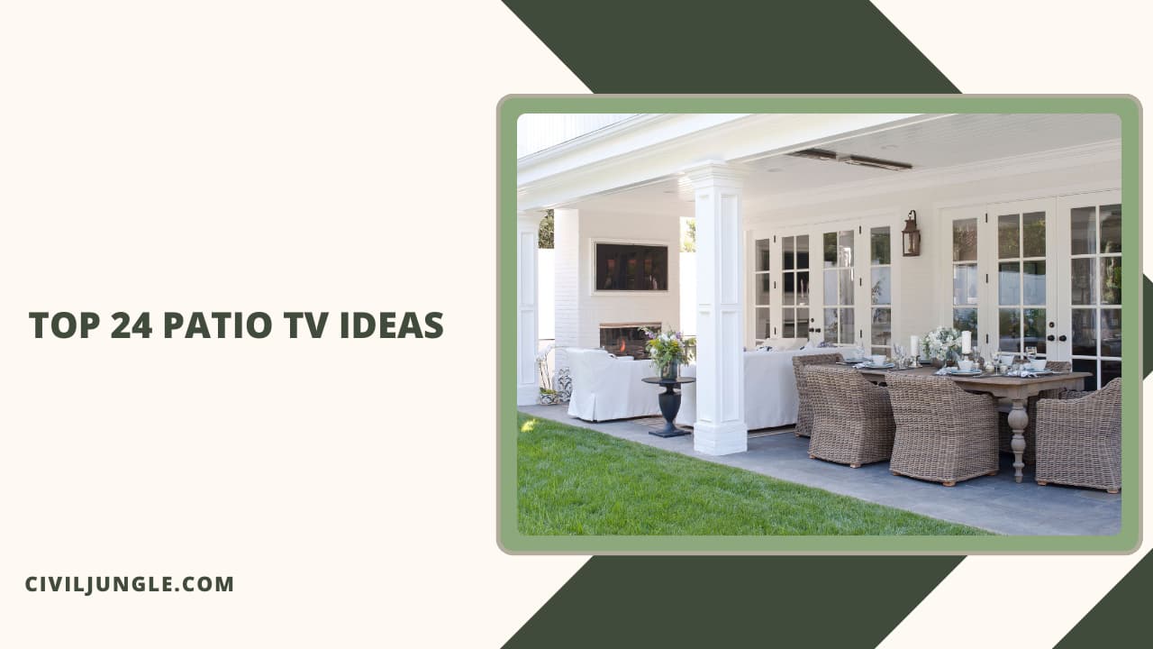 Top 24 Patio TV Ideas