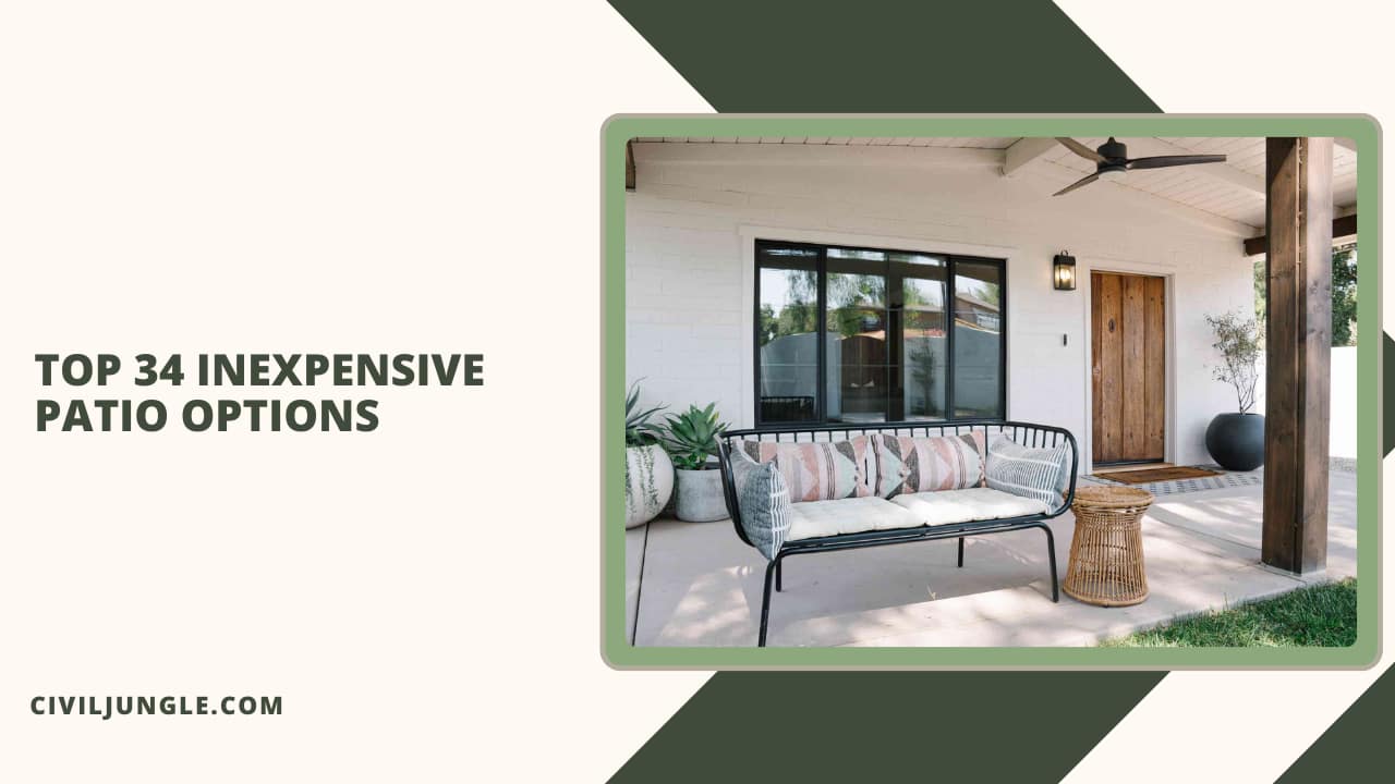 Top 34 Inexpensive Patio Options